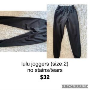 Lululemon size 2 Lululemon joggers